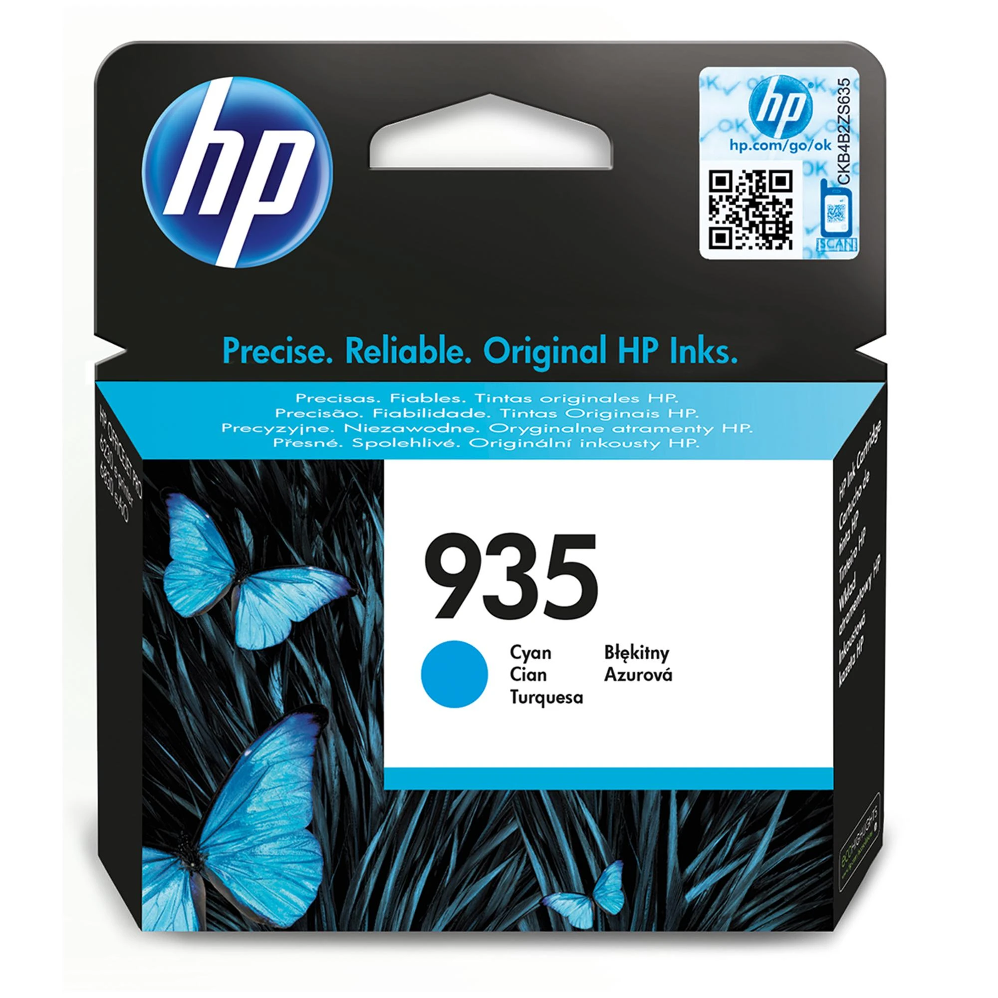 Hewlett Packard (HP) HP rašalo kasetė Nr. 935, žydra (C2P20AE)
