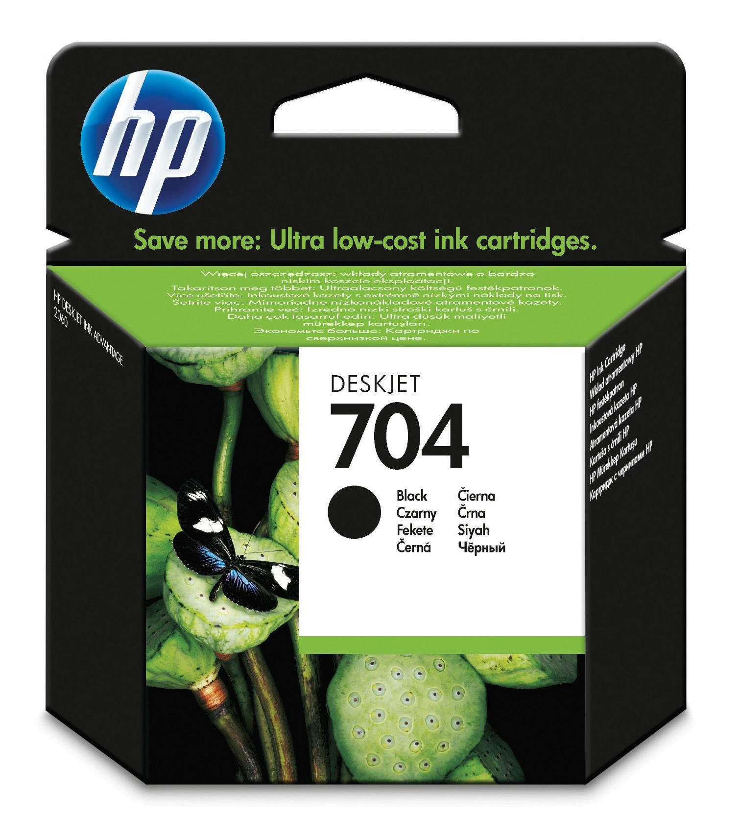 Hewlett Packard (HP) HP 704 Originalus Juoda 1 vnt