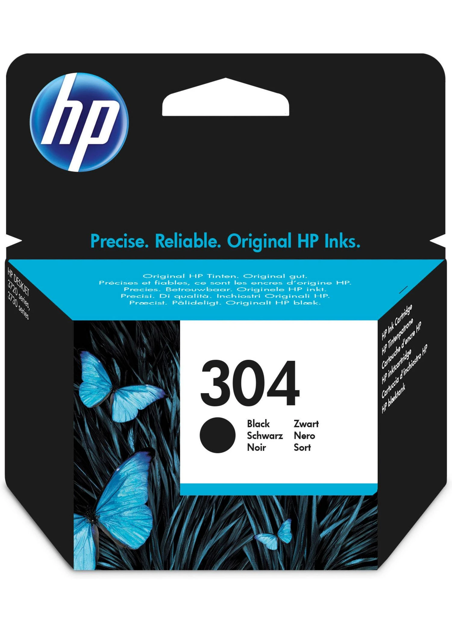 Hewlett Packard (HP) HP 304 Juodas Ink Cartridge
