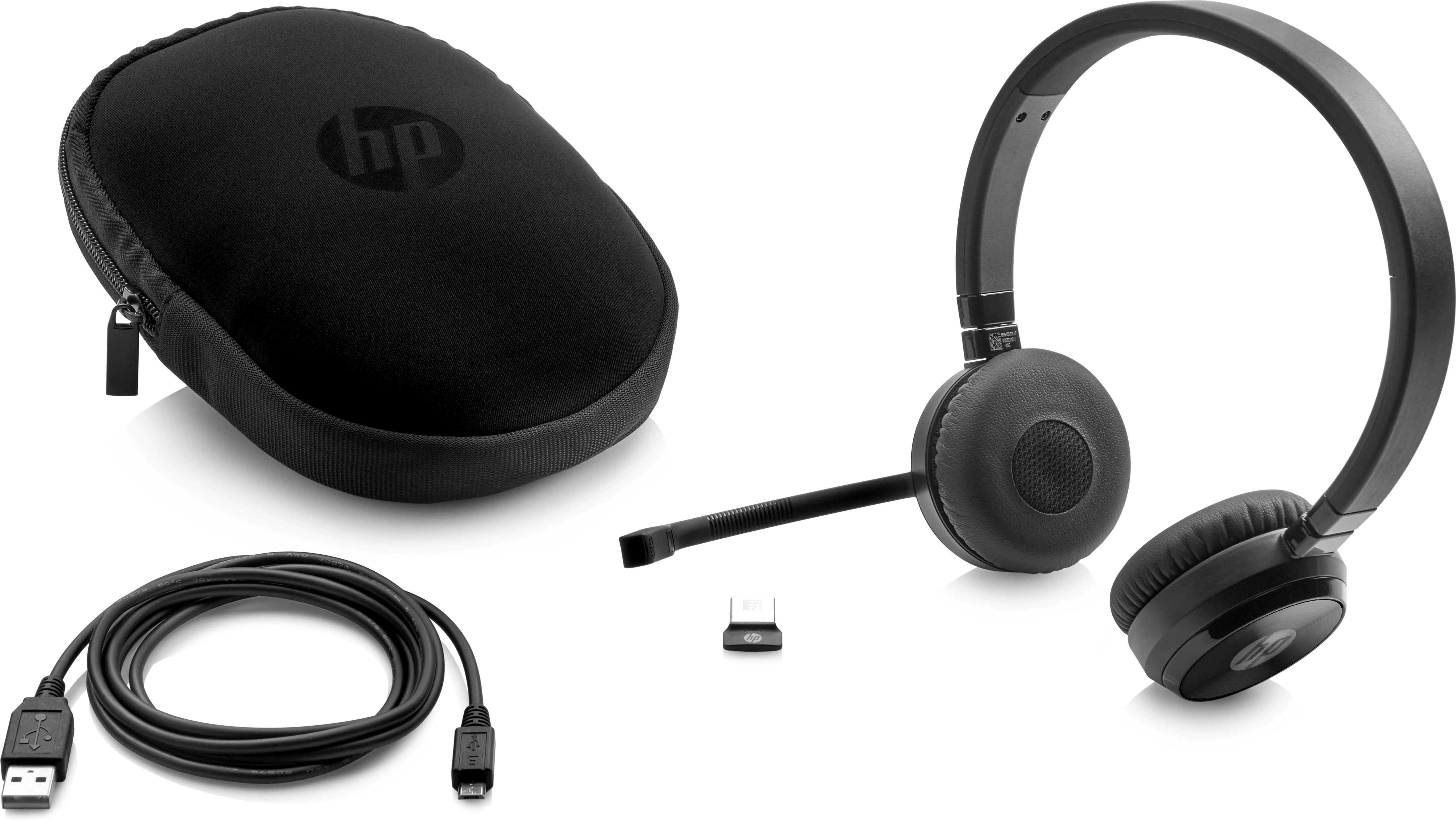 HP UC belaidės ausinės su dėklu ir priedais