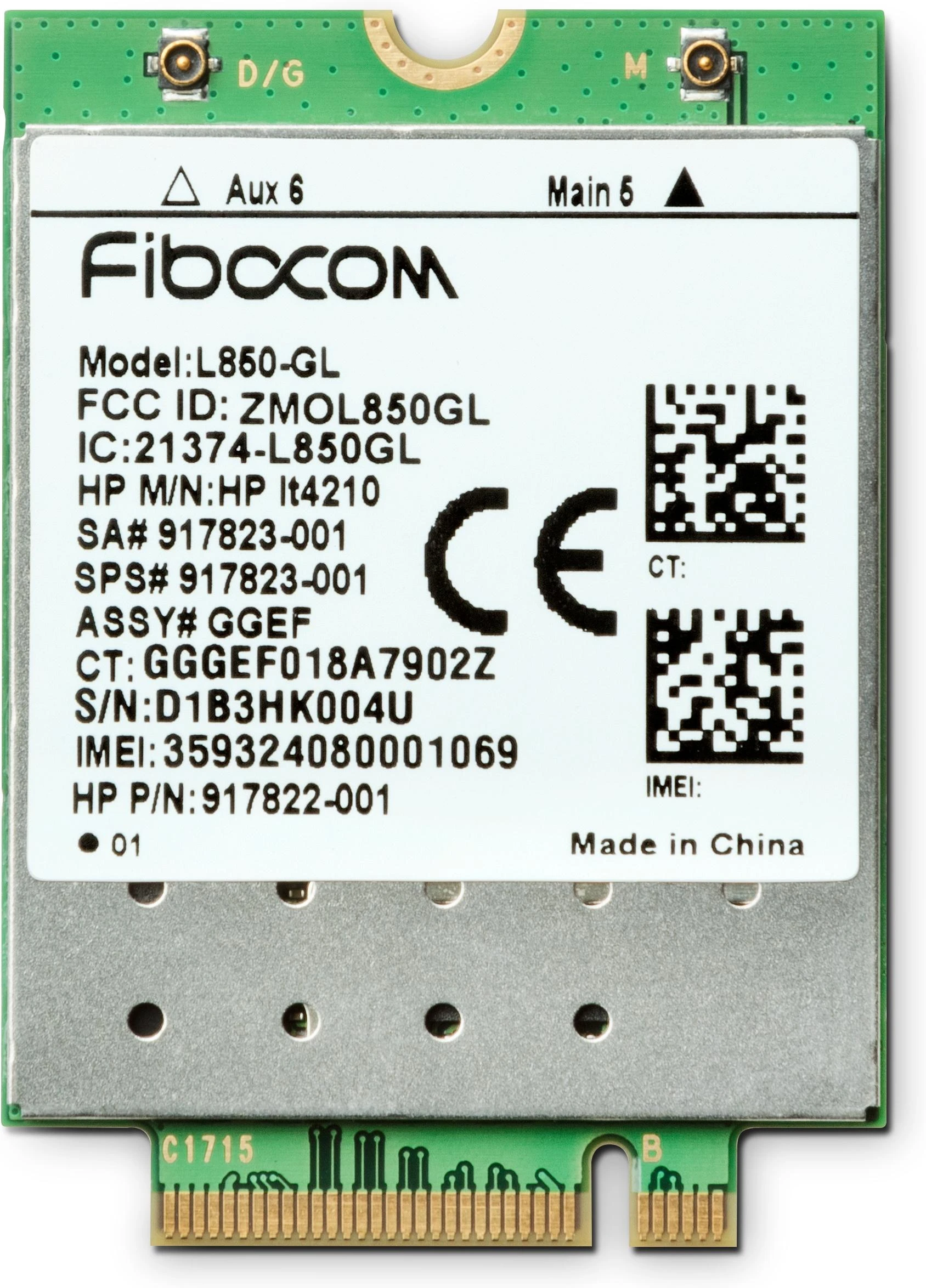 „Hewlett Packard“ (HP) „HP XMM 7360 LTE-Advance WWAN“