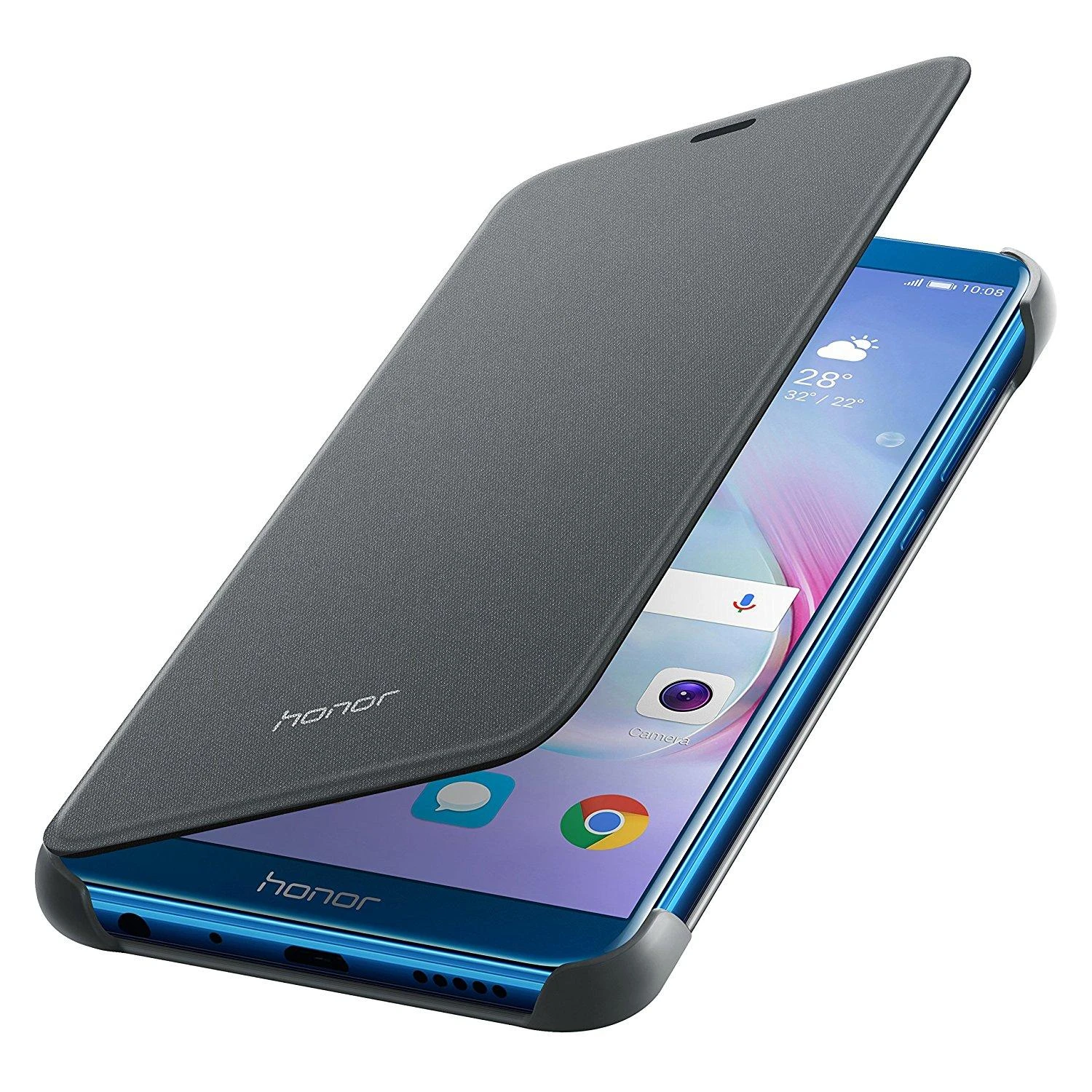 Dėklas Honor 9 Lite Flip Case Juodas