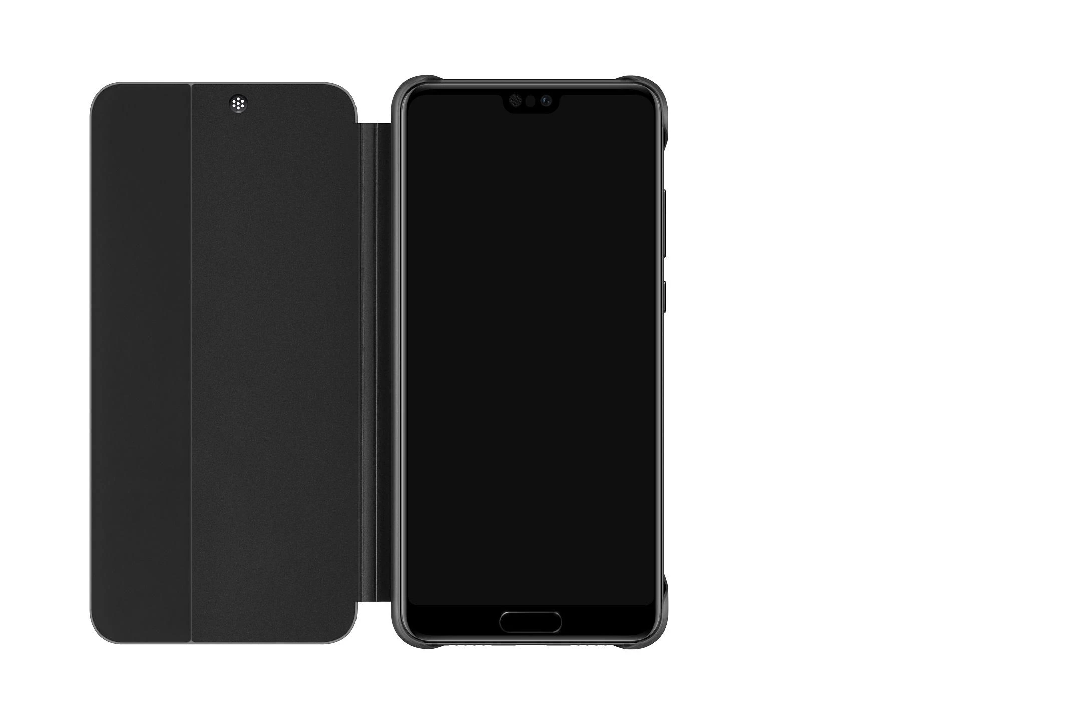 Dėklas Peržiūrėti Huawei P20 (Juodas) viršelį
