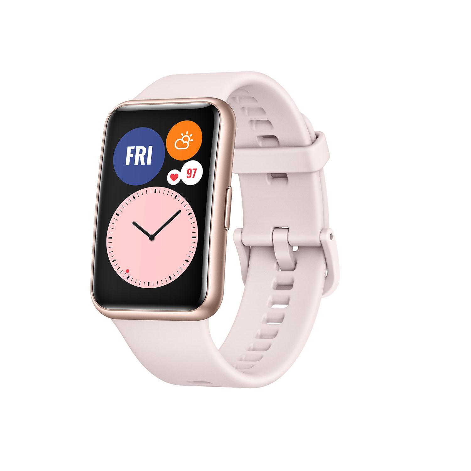 Išmanusis laikrodis Huawei Fit „Active Edition“, Sakurų rožinės spalvos |  Varle.lt