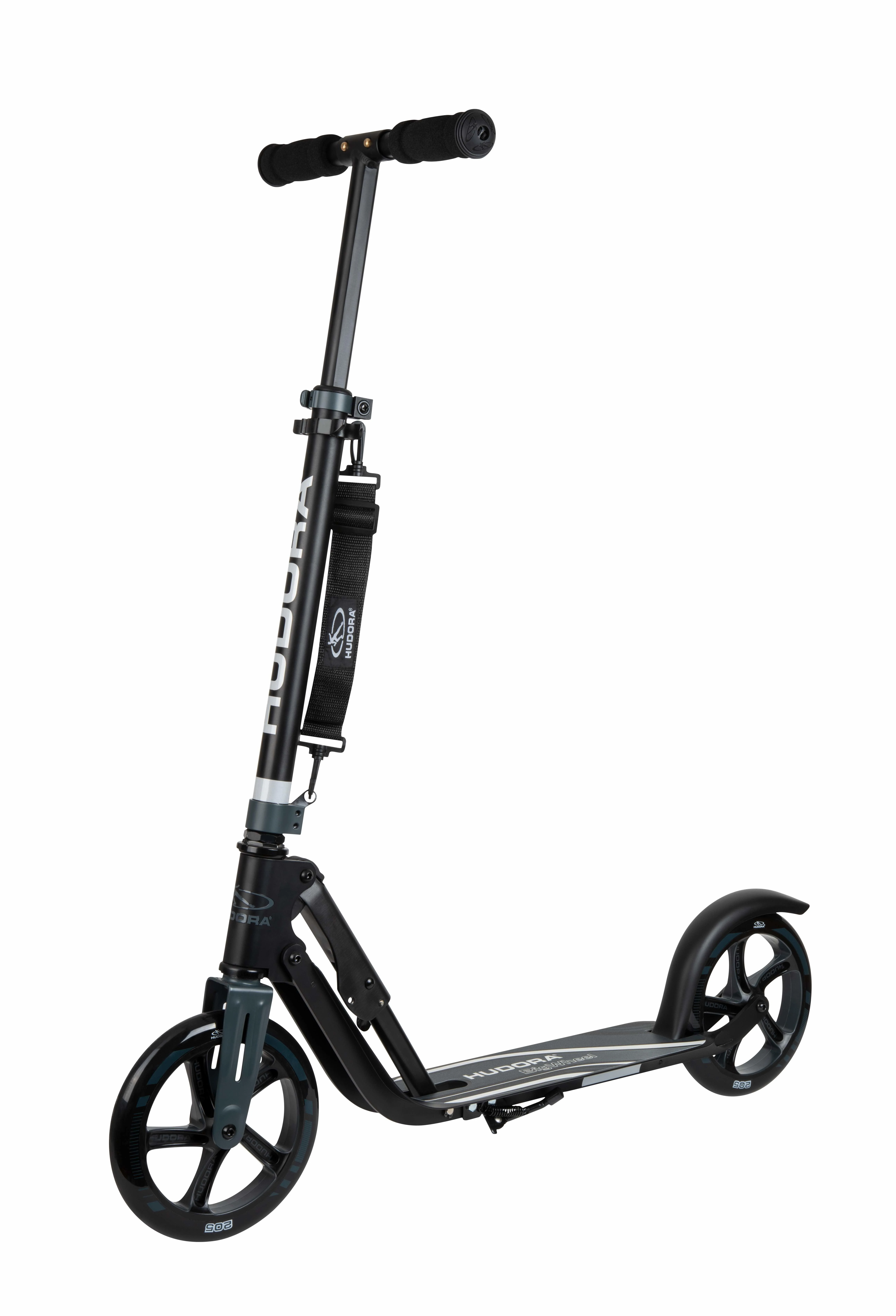 HUDORA paspirtukas BigWheel 205, aliuminio rėmas, reguliuojamas vairas, iki 100 kg