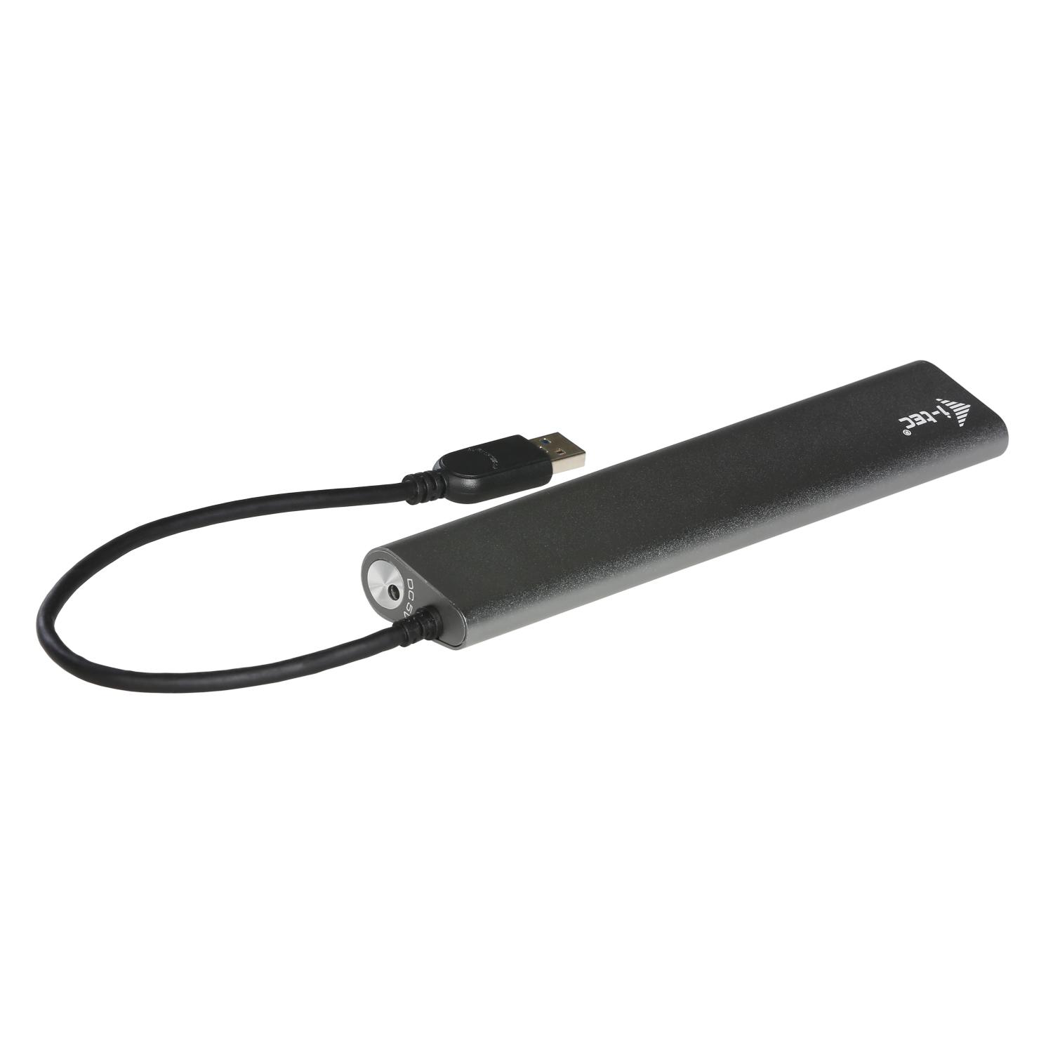 I-tec USB 3.0 metalinis HUB įkrovimas – 7 maitinimo / įkrovimo prievadai