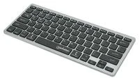 Klaviatūra MANHATTAN Slim Funktastatur anthrazit Bluetooth 3.0/2.4GHz