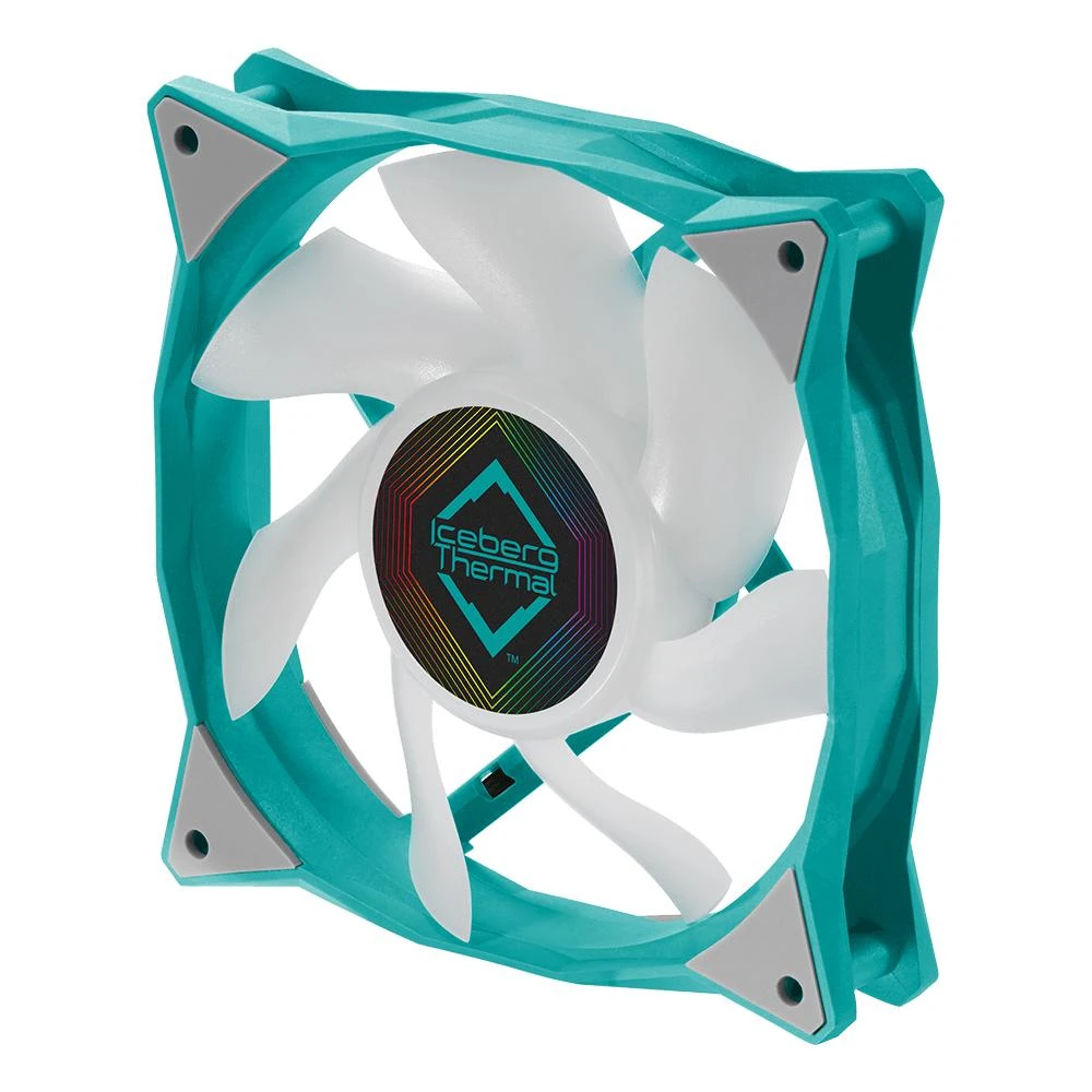 IceGALE ARGB 120 mm turkio spalvos ventiliatorius