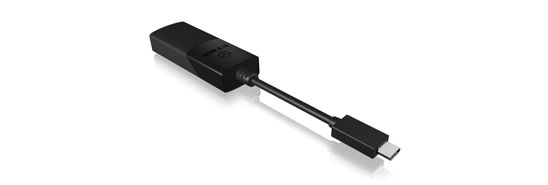 USB-C adapteris Icy Box, juodas