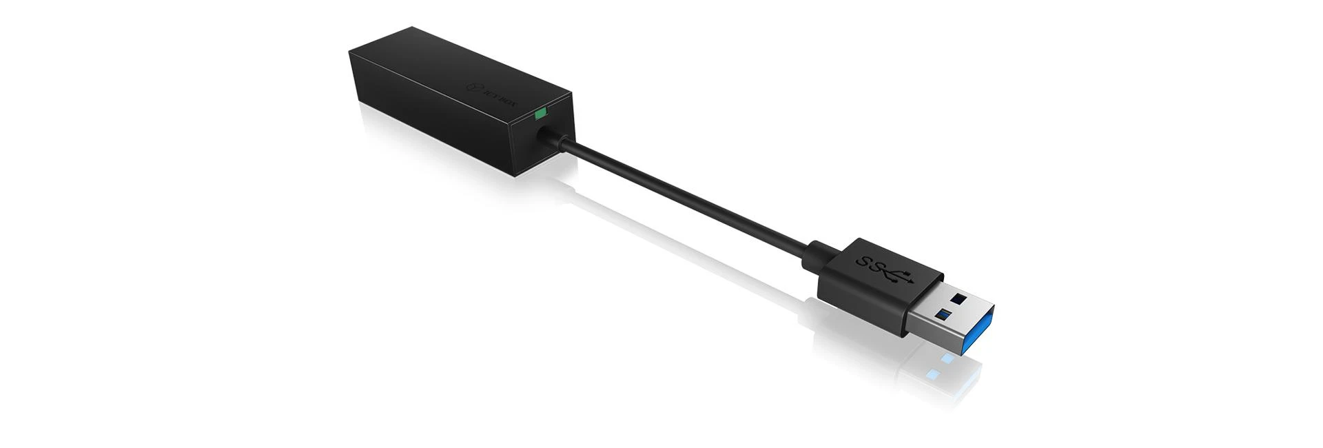 Icy Box tinklo adapteris su USB 3.0 jungtimi