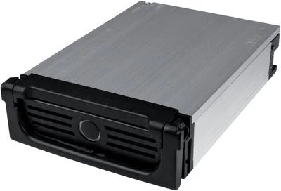 ICY BOX IB-138SK-B-II SATA mobilusis stovas skirtas 3,5 colio SATA HDD KeyLock kaip maitinimo jungiklio šviesos diodai 4 ir 15 kontaktų maitinimo jungtis Fullmetal juodas