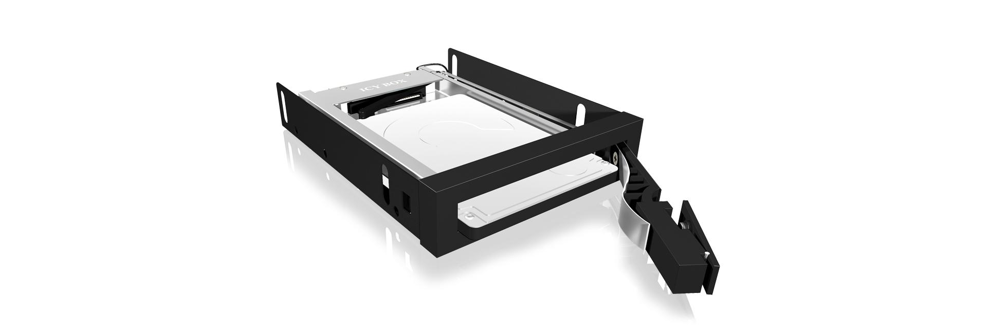 ICYBOX IB-2217StS Icy Box mobilioji stelažas 2.5 SATA HDD arba SSD, Juodas