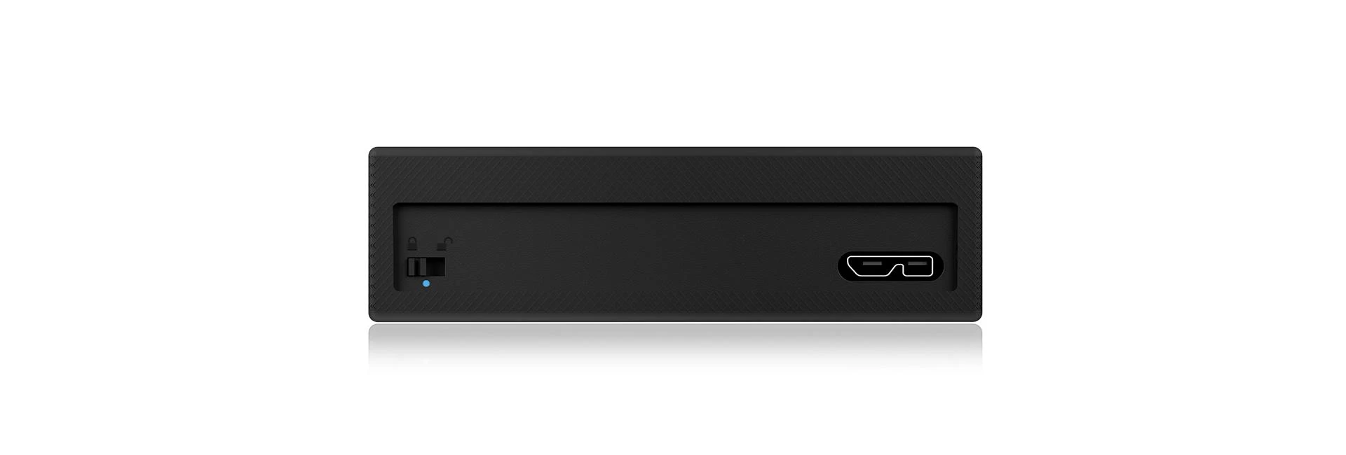 ICYBOX IB-256WP Icy Box USB 3.0 2,5 dėklas, skirtas 2,5 SATA HDD/SSD įrašymo apsaugos jungikliui, LED