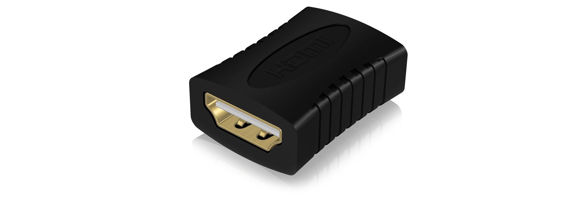 Icy Box AV adapteris HDMI – HDMI juodas (31604)