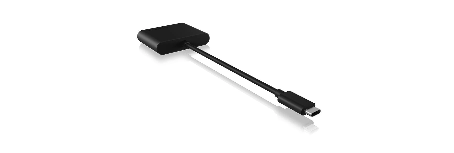Icy Box kortelių skaitytuvas su USB-C laidu