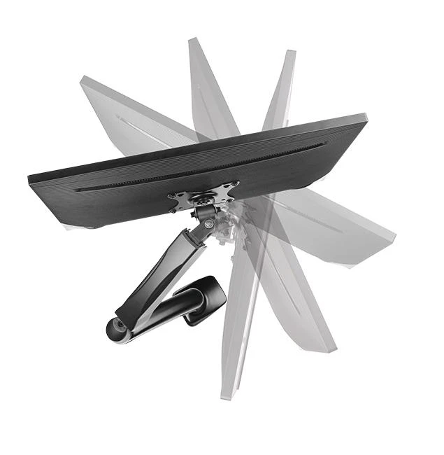 Laikiklis ICY BOX IB-MS303-T Monitorius stovas su staliniu pagrindu, skirtas iki 27 colių ekranui | Raidsonic