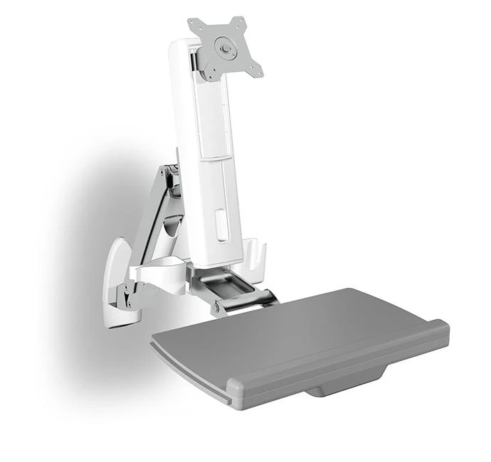 ICYBOX IB-MS600-W Icy Box Sieninis laikiklis iki 24 (61 cm) ekranui su pelė ir klaviatūros darbo vieta