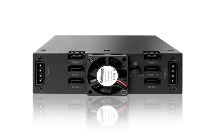 Nezatříděno Icy Dock Kišeninis ledinis dokas 6x 2,5 colio SATA ToughArmor (MB996SK-6SB)
