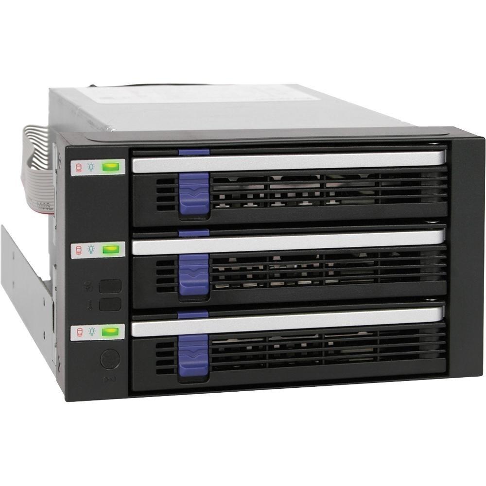Nezatříděno „Icy Dock“ vidinis korpusas, skirtas 3 x 3,5 colių SATA, „Raid Backplane“ (MB153SP-B)