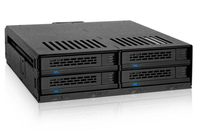 Carruzzo Icy Dock MB324SP-B diskų masyvas 0 TB Desktopas Juoda