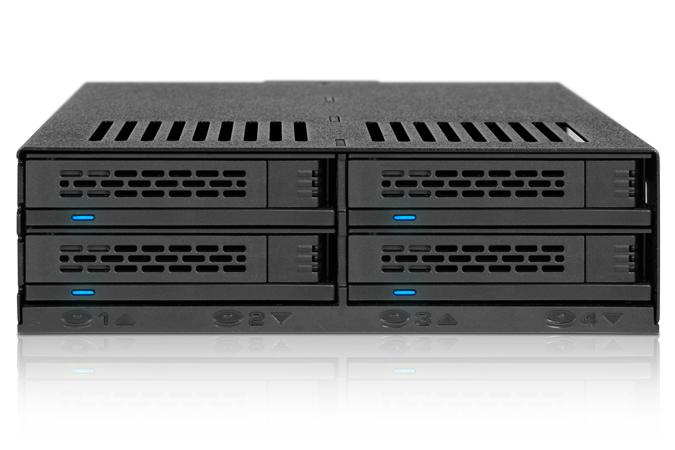 Carruzzo Icy Dock MB324SP-B diskų masyvas 0 TB Desktopas Juoda