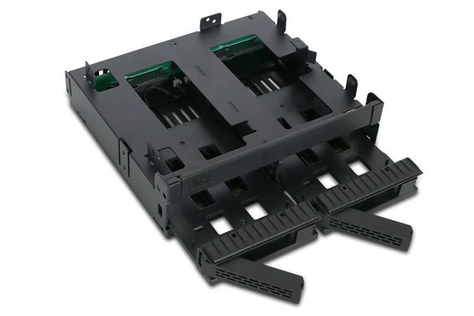 Nezatříděno Icy Dock 2x 2,5" SAS / SATA + Slim ODD 5,25" ExpressCage (MB732SPO-B)