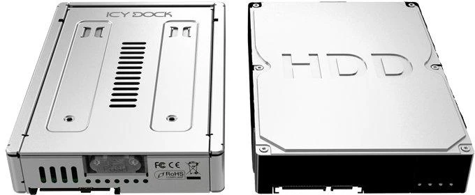 Icy Dock 3,5 colio SATA/SAS EZConvert Pro diskų korpusas (MB982IP-1S-1)