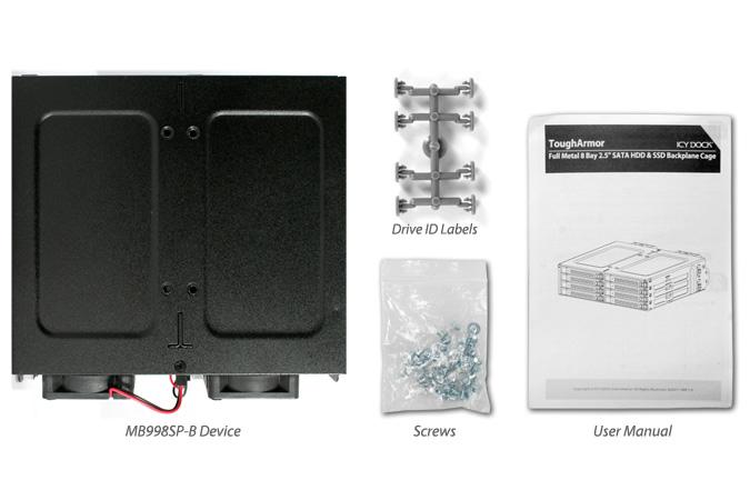 Nezatříděno Icy Dock Ledo doko MB998SP-B kišenė