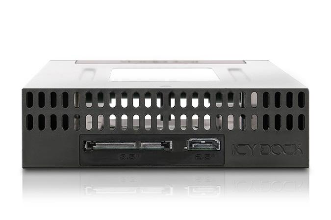 Nezatříděno Carruzzo Icy Dock MB795SP-B diskų įrenginio skyriaus dangtelis 2,5/3,5″ Atminties disko dėklas Juoda