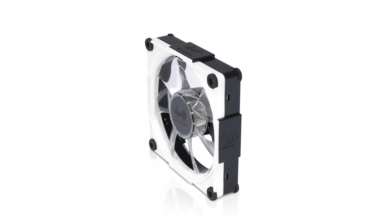 In Win InWin Aurora RGB-LED korpuso ventiliatorius, 120mm, 3er Set – juodos spalvos/baltos spalvos