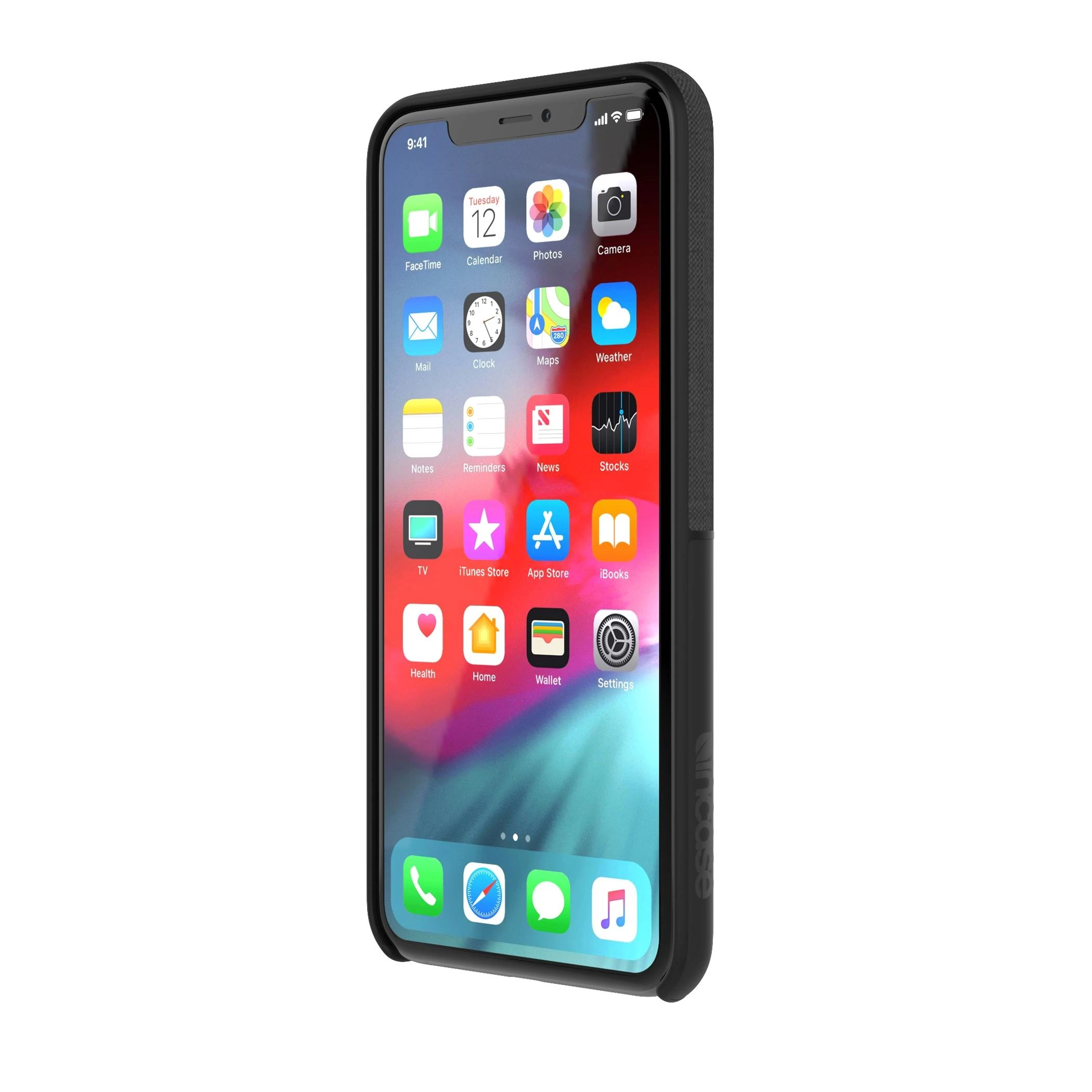Incase Textured Snap - dėklas skirtas Apple iPhone Xs Max Juodas