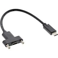 Kabelis USB InLine USB-C - HDMI 0.2 m Juodas (33441G)