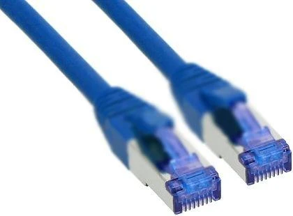 InLine Patch kabelis SF/UTP Cat.5e AWG26 CCA PVC mėlyna 100m (72099B)