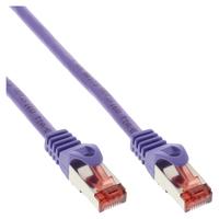 InLine 10m Cat.6 tinklo kabelis 1000 Mbit RJ45 - violetinė (76400P)
