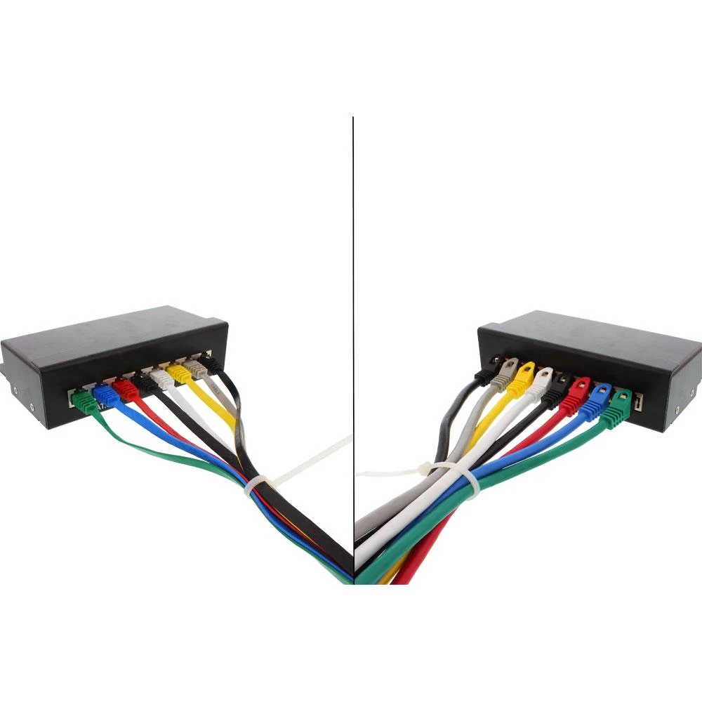 InLine 10m – U / UTP tinklo kabelis – 1000 Mbit – Cat.6 – RJ45 – žalias (71600G)