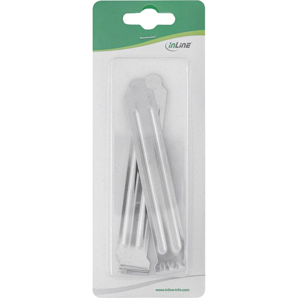 InLine PCI Slotblech 6er-Pack – sidabrinis