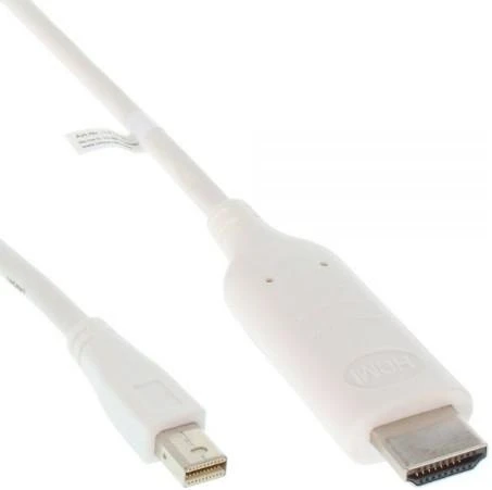 Mini DisplayPort - HDMI kabelis, baltas