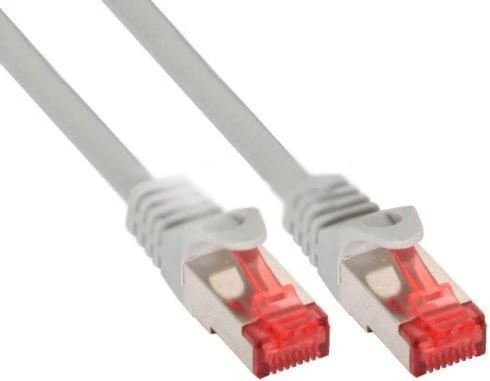 InLine Patchcord S/FTP, PiMF, Cat.6, 250MHz, be halogenų, pilka 15m (76915)