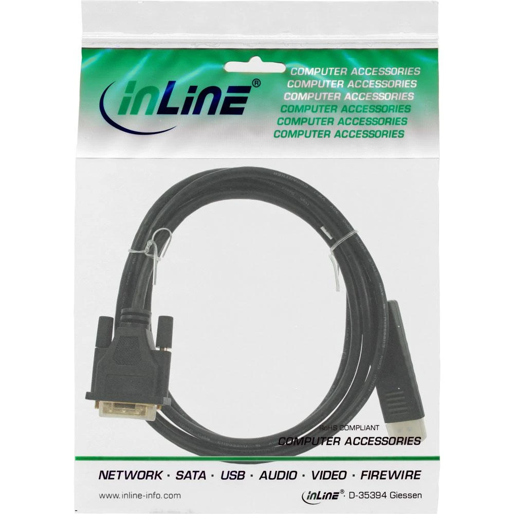 DisplayPort į DVI-D laidas, 0.3 m