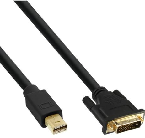 Kabelis InLine DisplayPort - DVI-D 1.5m juoda (17224)