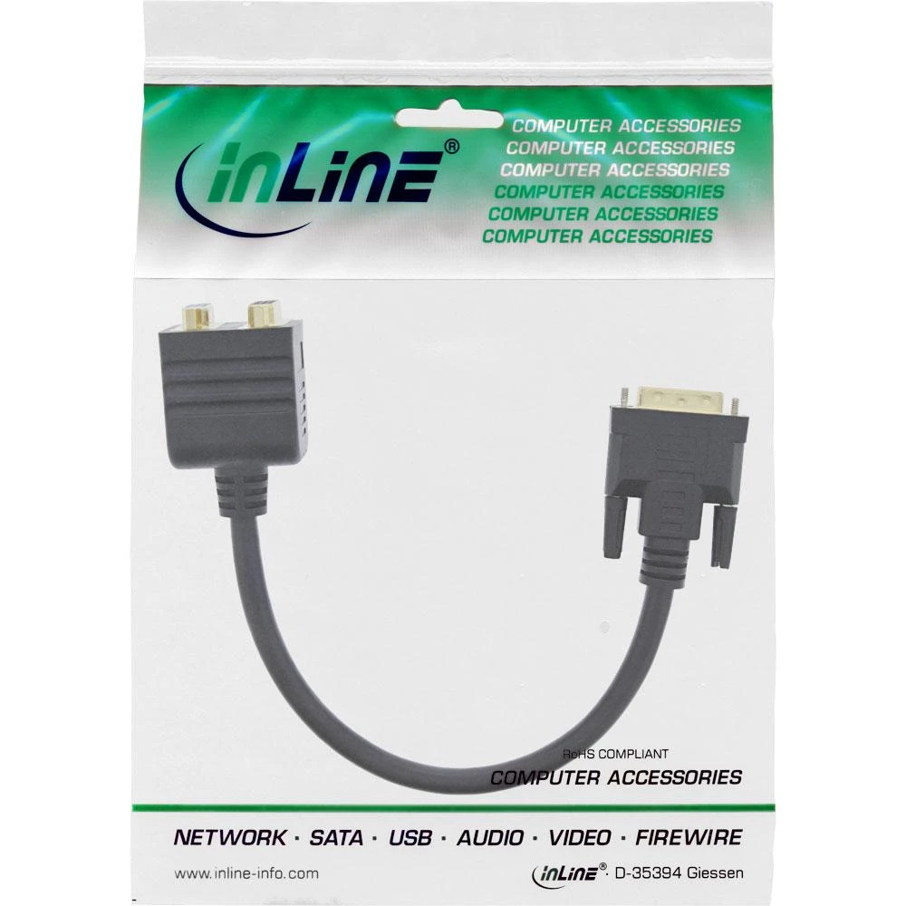 DVI į VGA adapteris InLine, pakuotė
