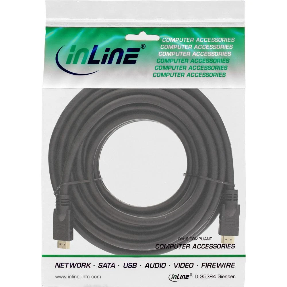 Kabelis InLine HDMI - HDMI 7.5m juoda (17507P)