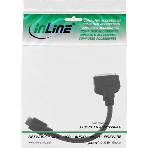 InLine HDMI į DVI adapteris pakuotėje