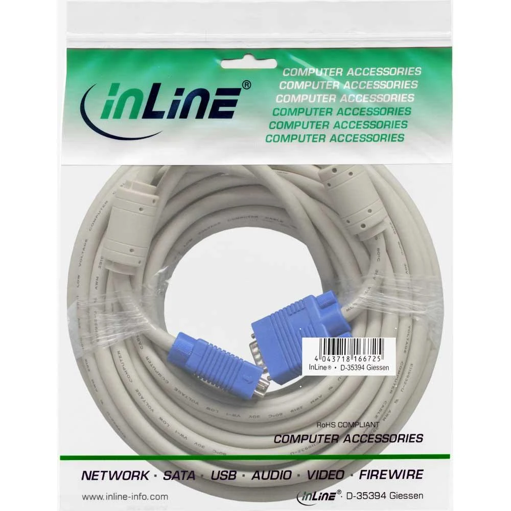 InLine VGA laidas pakuotėje