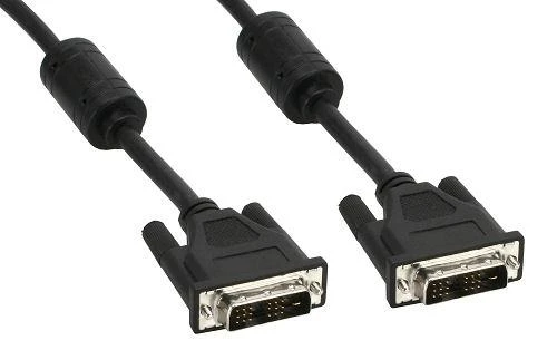 DVI-D kabelis su ferito filtrais