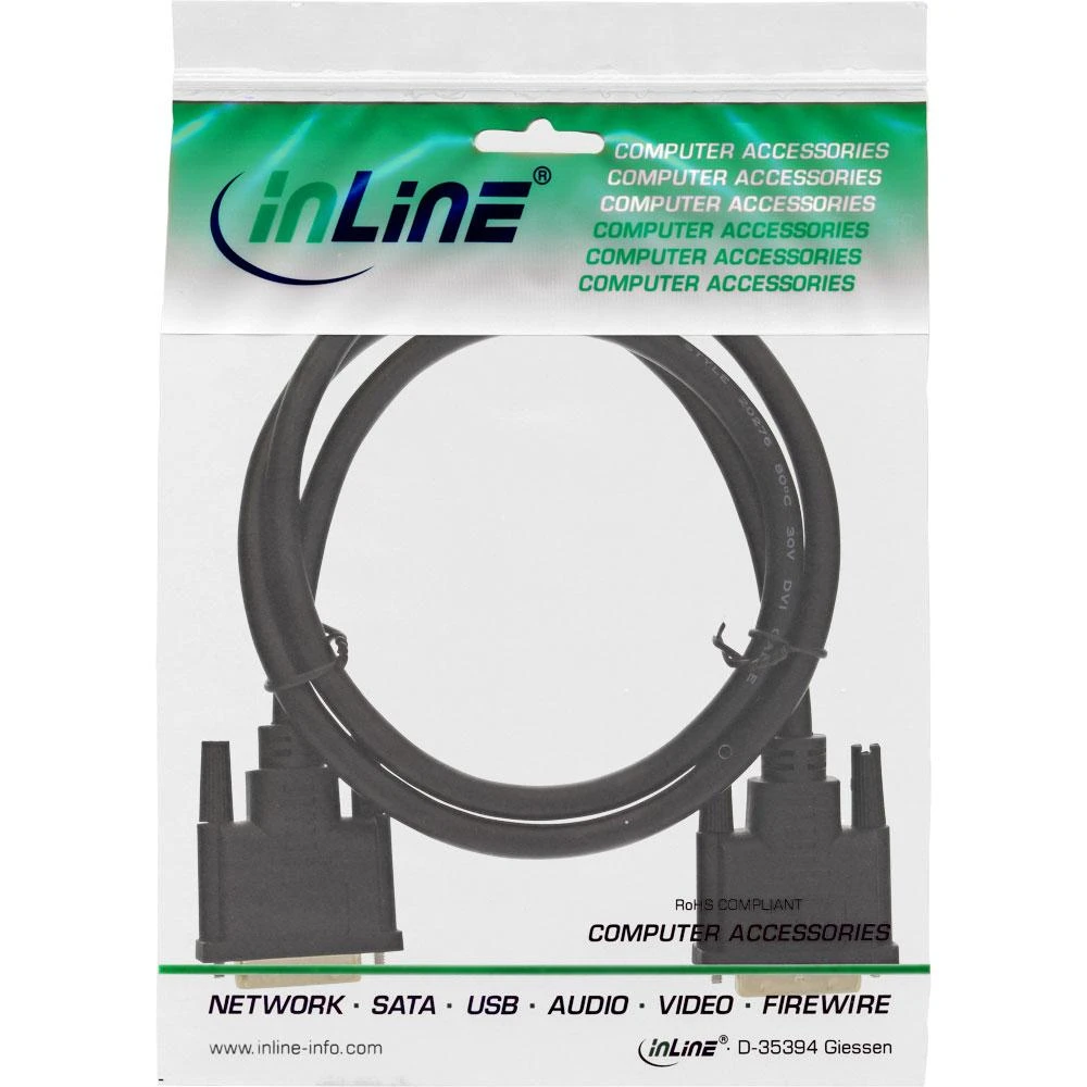 InLine DVI-D prijungimo kabelis Premium Dual Link - 2m