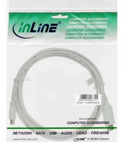Baltas DisplayPort mini į HDMI laidas pakuotėje