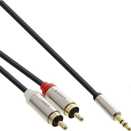 Audio laidas 3,5 mm į RCA 2x, 2m