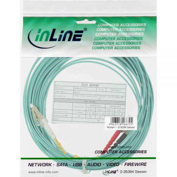 Inline Linijinis šviesolaidinis laidas LC/ST 50/125 µm OM3 20m (88520O)