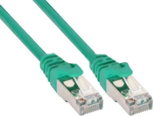 InLine Patchcord SF/UTP, Cat.5e, žalia 20m (72520G)